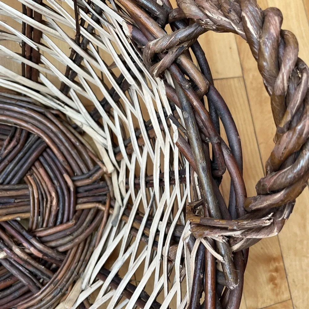 Handwoven basket.